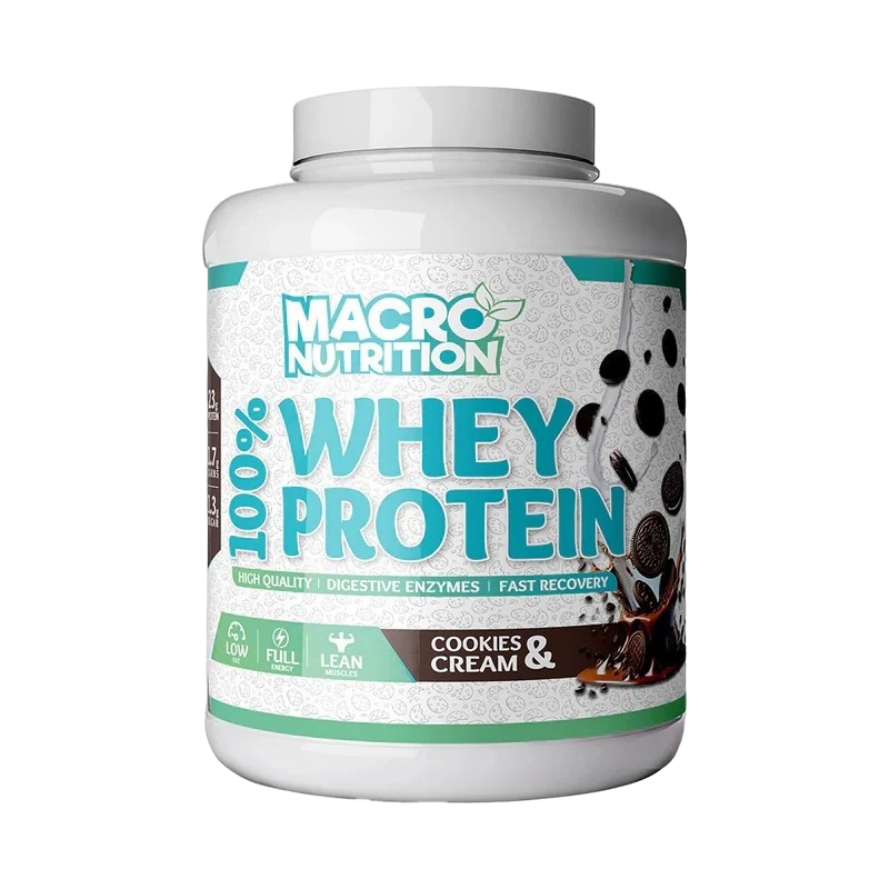 100% Whey Protein Muscle Building 2kg — Cookies & Cream