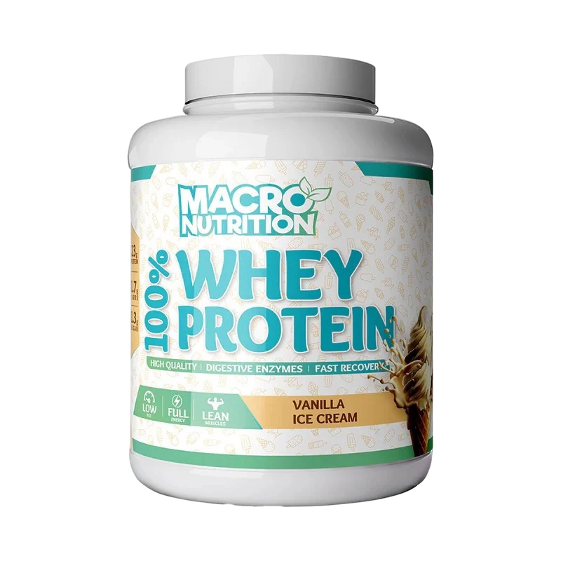 100% Whey Protein Muscle Building 2kg — Vanilla Ice Cream