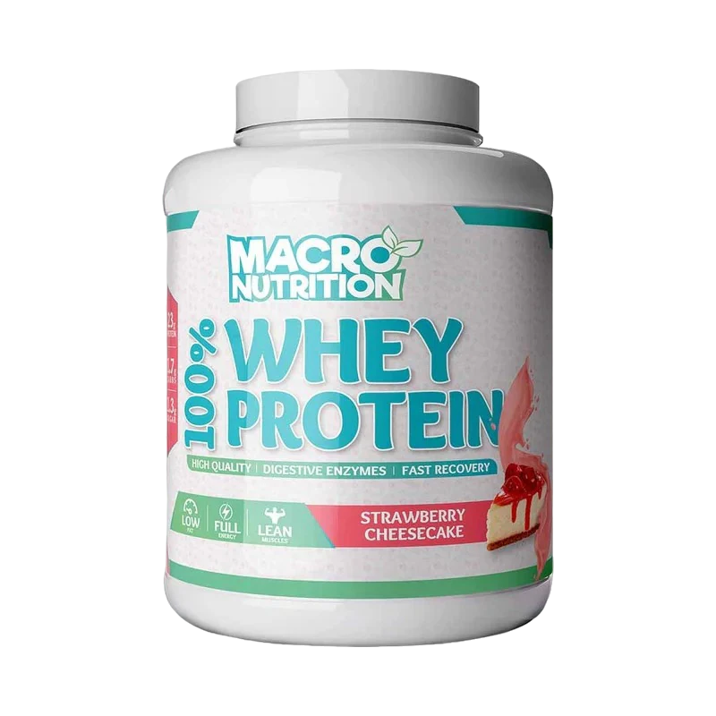 100% Whey Protein Muscle Building 2kg — Strawberry Cheesecake