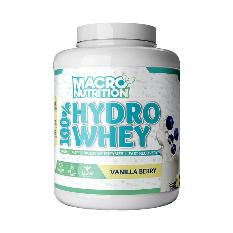 100% Hydro Whey Fast Absorption 1.8kg — Vanilla Berry