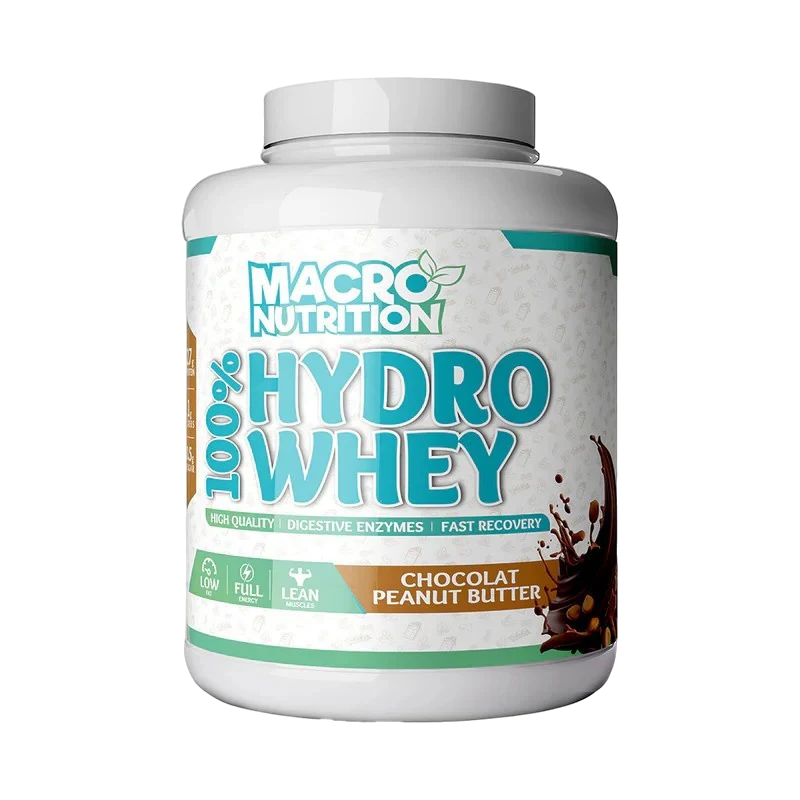 100% Hydro Whey Fast Absorption 1.8kg — Chocolate Peanut Butter