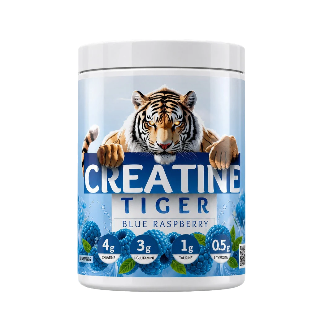 Tiger Creatine Strength & Focus 500g — Blue Berry